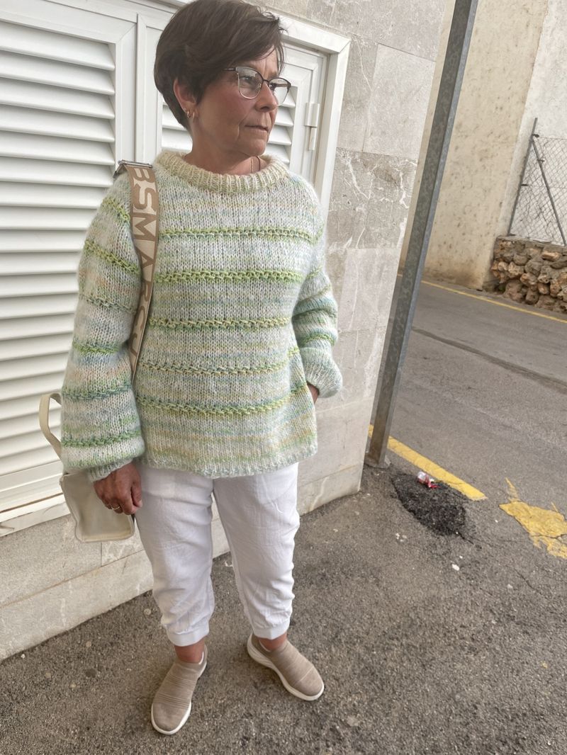 Anemone genser. Oppskrift.