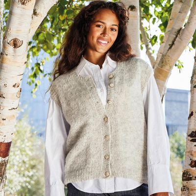 Nanna vest. Oppskrift
