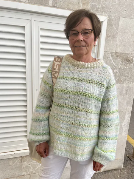 Hovedbilde Anemone genser. Garnpakke.