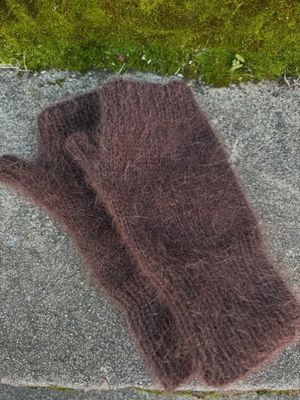 Angora Pulsvanter. Garnpakke