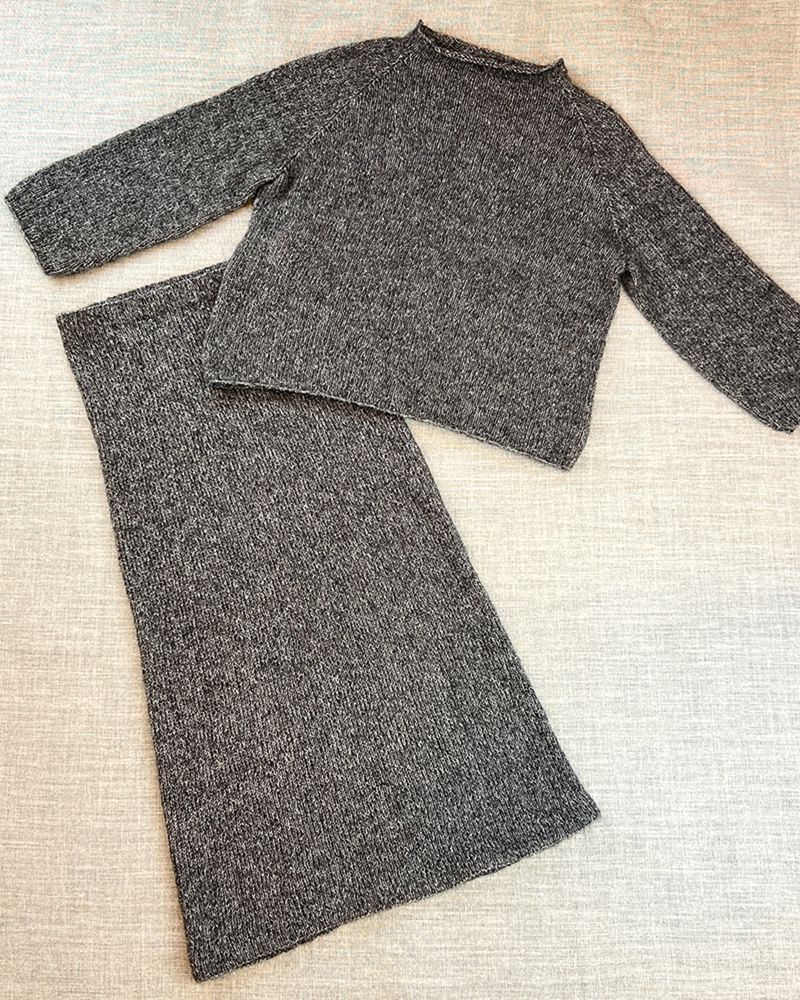 Nanna bluse og skjørt. Garnpakke.