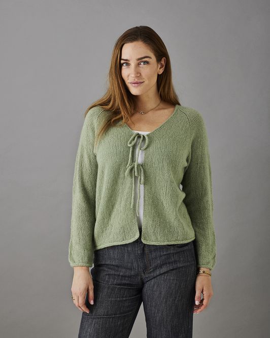 Hovedbilde Hannah cardigan. Oppskrift