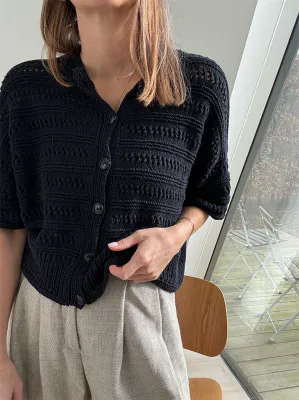 Lacey loop cardigan. Garnpakke