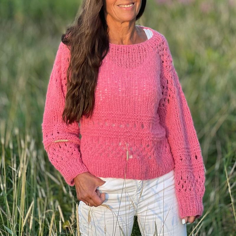 Fnugg genser. Garnpakke.