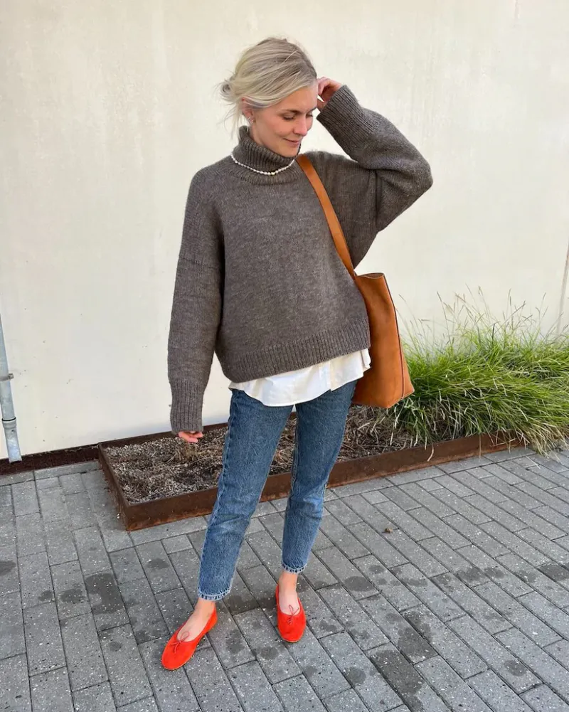 Chestnut Sweater. Oppskrift